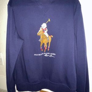 Ralph Lauren Polo Bear Navy Crewneck Sweater